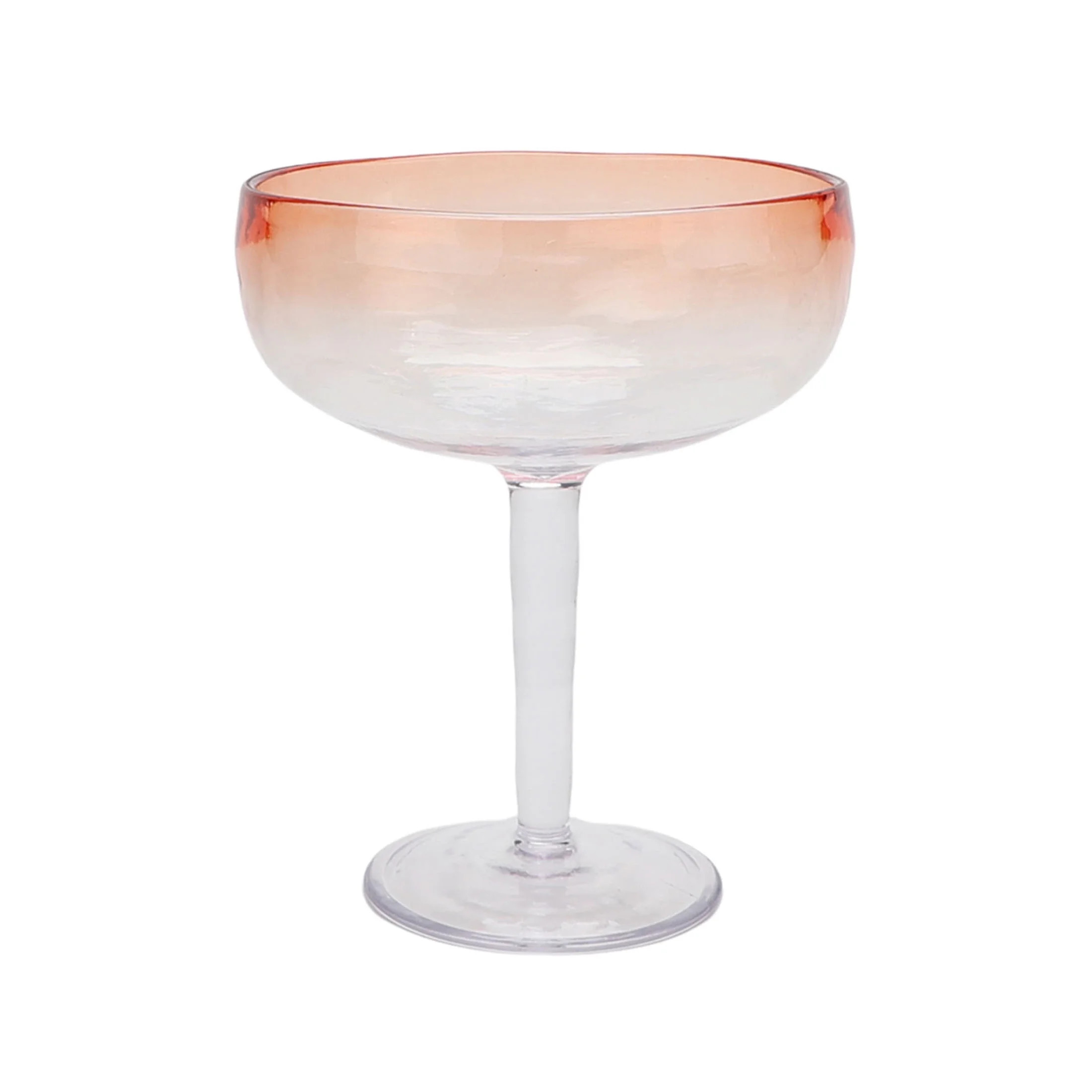 Mainstays by Becky G. & Alejandra 18-Ounce Acrylic Margarita Glass, Orange Rim | Walmart (US)