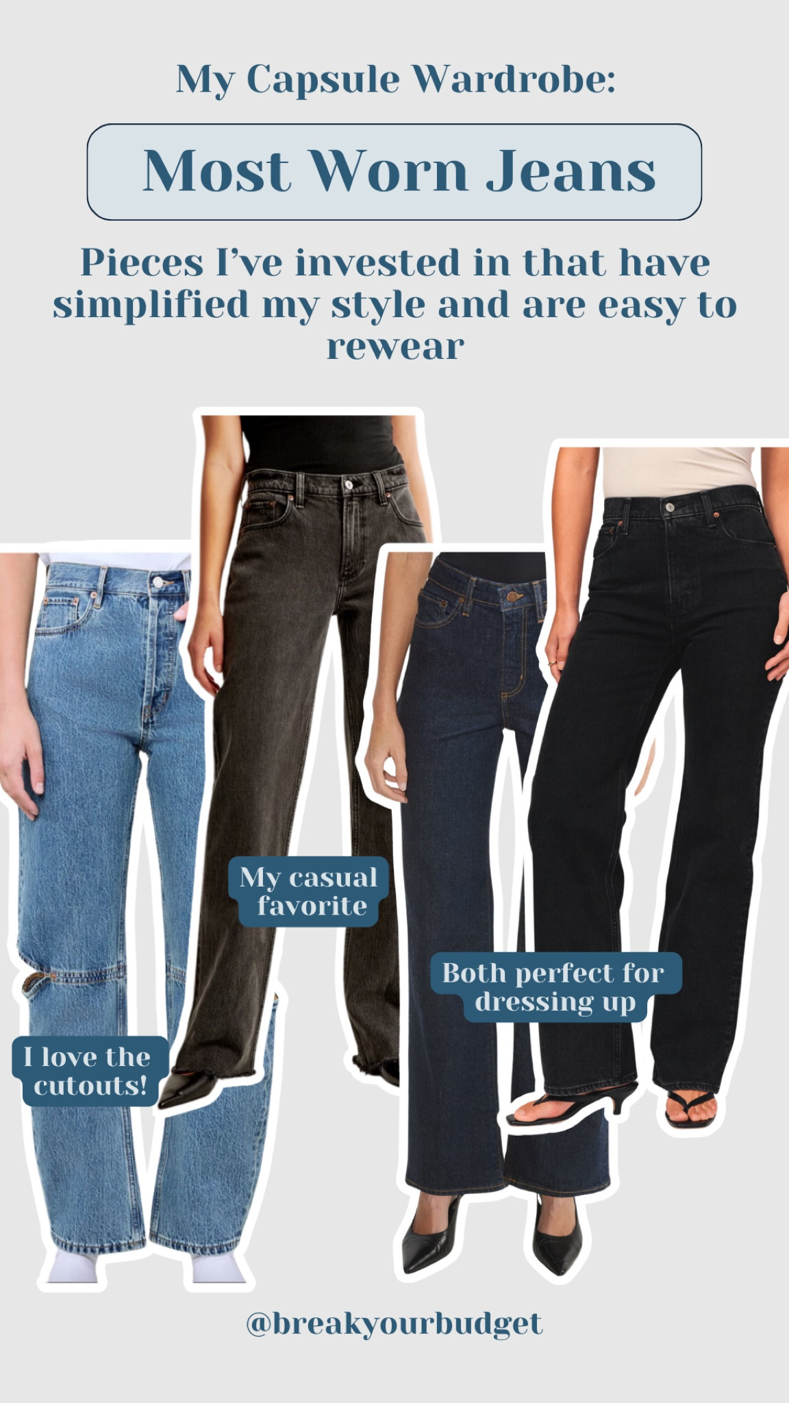 Capsule wardrobe denim favorites: these jeans are timeless & versatile.
 #capsulewardrobe #mix&match #investinyourcloset #jeans

#LTKGiftGuide #LTKStyleTip #LTKSeasonal
