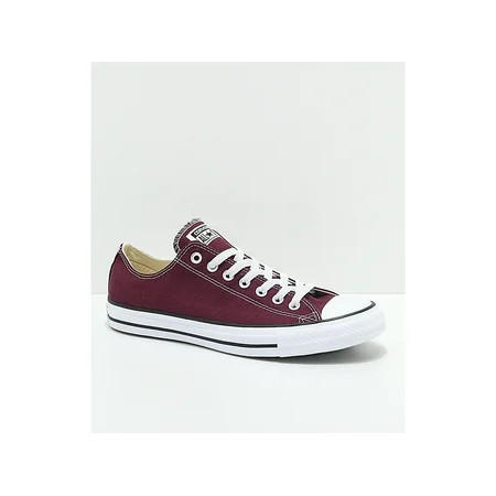 converse unisex chuck taylor all star ox low top classic burgundy sneakers - 11.5 b(m) us women / 9. | Walmart (US)