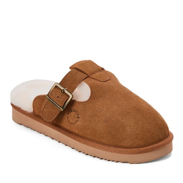 Women's Fireside by Dearfoams Maitland Genuine Shearling Scuff | Dearfoams