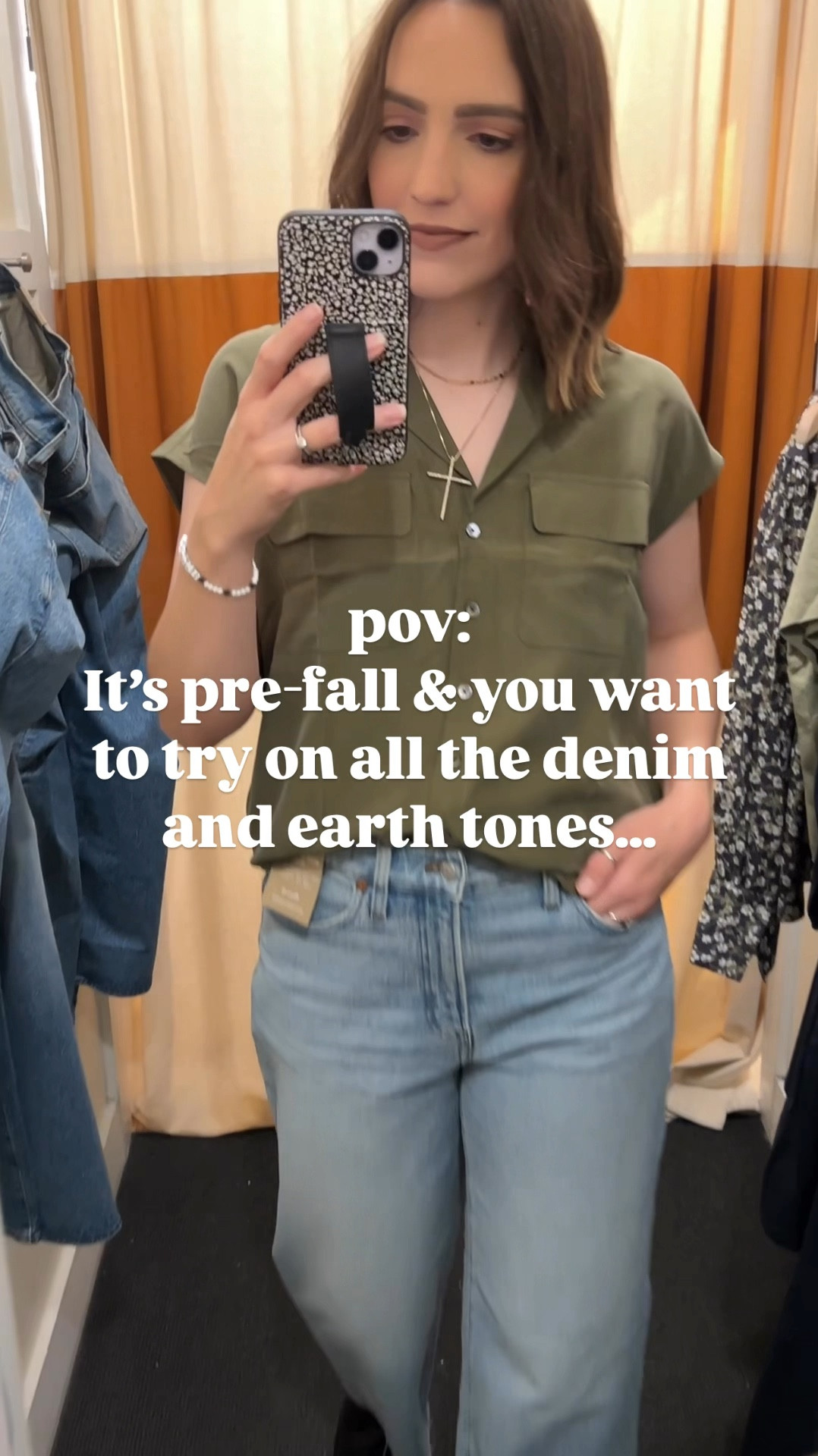 Madewell try on / fall outfits / Madewell jeans / Madewell tops / neutral outfits / modest style / denim / chambray top

Jeans: tts, 28
Tops: tts, S

#LTKStyleTip #LTKSeasonal #LTKVideo