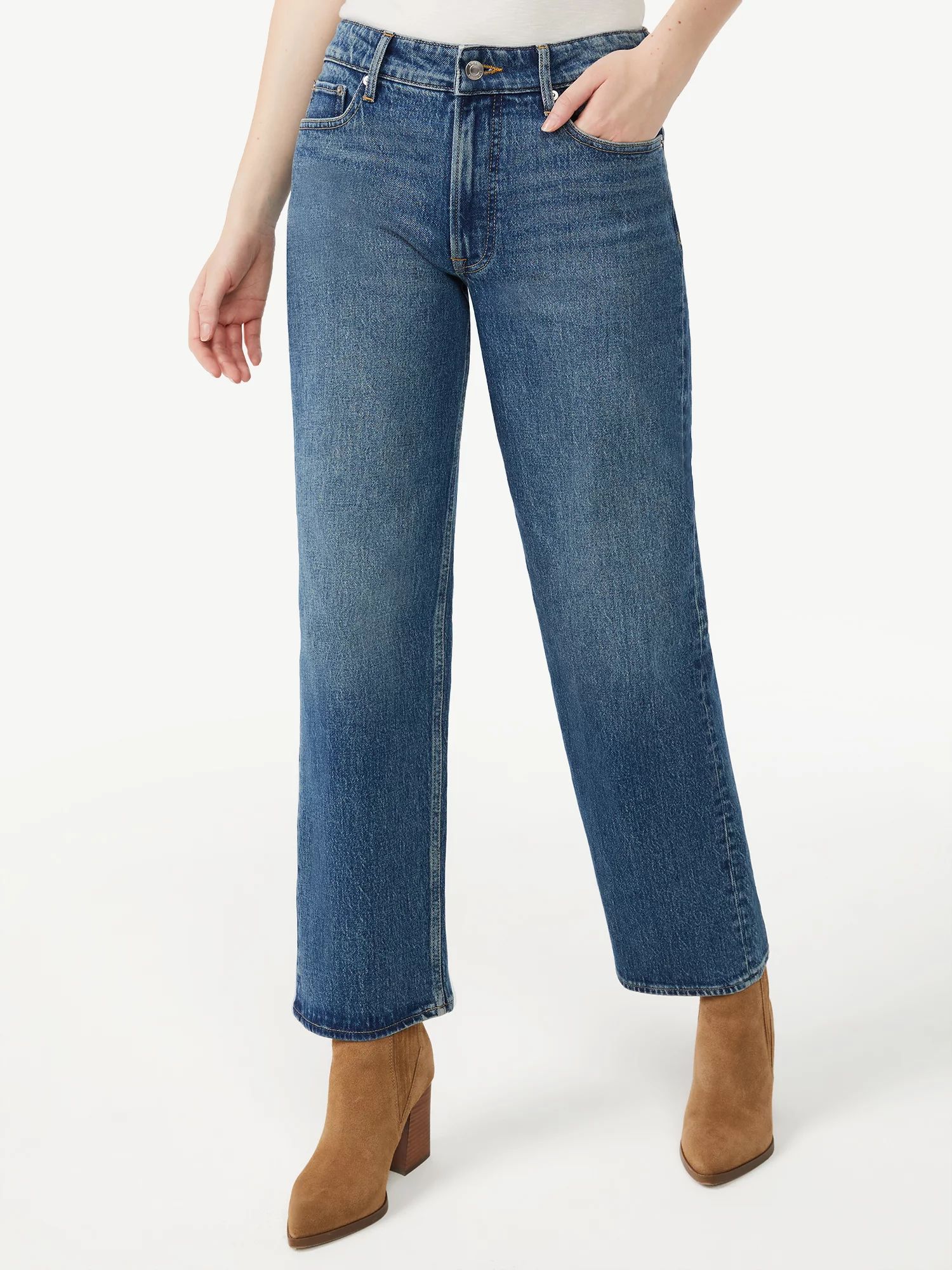 Free Assembly Women's Relaxed 90's Jean - Walmart.com | Walmart (US)