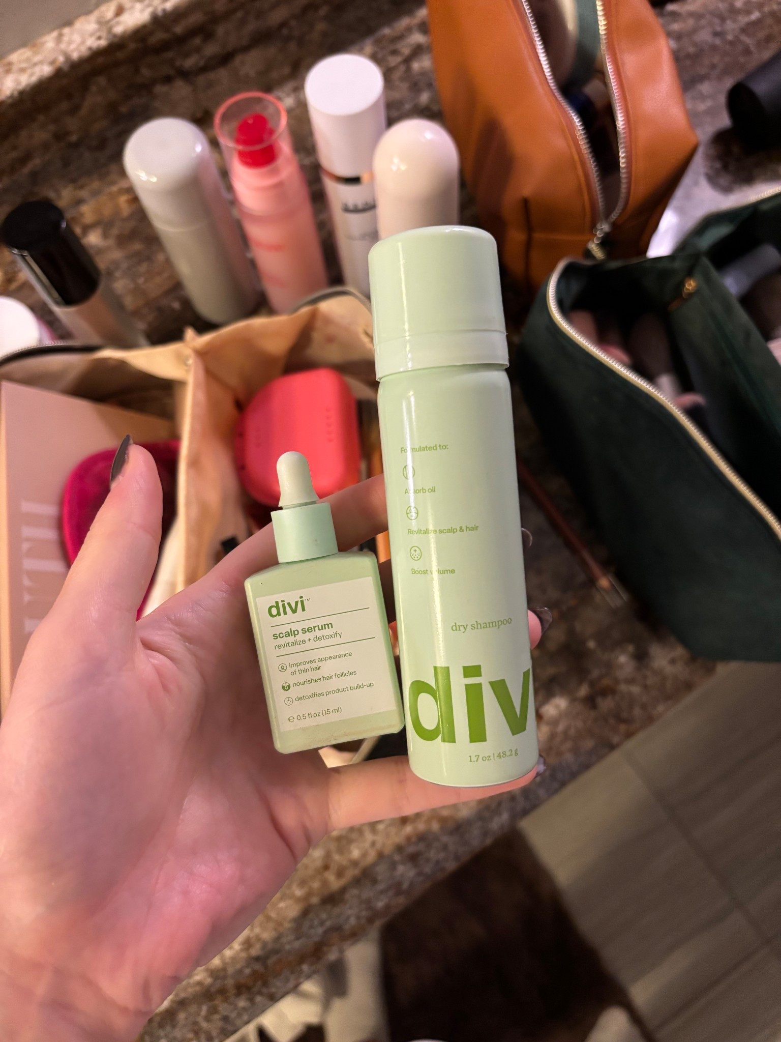Can’t travel without my Divi Scalp essentials! They’re on a major discount for Black Friday and after a month of consistency, I can truly see the difference. Use code LAURENPEARCE at checkout for a bonus discount!

#bfcm #code #blackfriday #haircare #hairgrowth #scalpessentials

#LTKGiftGuide #LTKSaleAlert #LTKCyberWeek