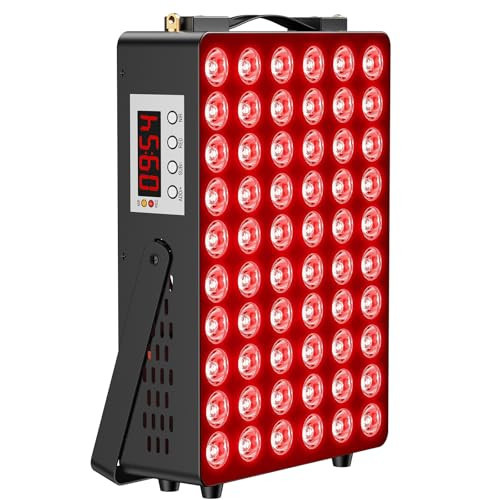 Red Light Therapy for Face and Body,Near Infrared Light Therapy for Pain Relief,Sleep, Skin Health, Recovery with 660nm 850nm 300W High Power Panel, Infrared Therapy or Infrared Light Therapy Device | Amazon (US)