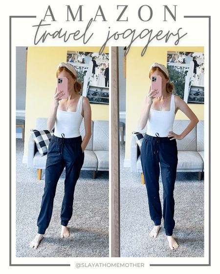 Best travel wear - love these black travel joggers and bodysuit! Super comfortable and soft.

Wearing size XXS in bodysuit and size XS in joggers (both fit tts)

XS petite, petite style, petite hourglass, amazon finds, amazon sweatpants, petite travel wear, cozy wear, travel outfits, fall outfits 

💕Follow for more daily deals, cleaning + organization, and petite style inspiration 💕#LTKFind

#LTKfindsunder50 #LTKsalealert #LTKstyletip