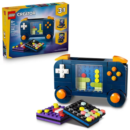 LEGO Creator 3 in 1 Retro Gaming Console Building Toy for Boys & Girls - Kids Build a Console, Mini Arcade Game, or Mini Computer - Gift Idea for Gaming Fans, Ages 8+ - 31380 | Walmart (US)