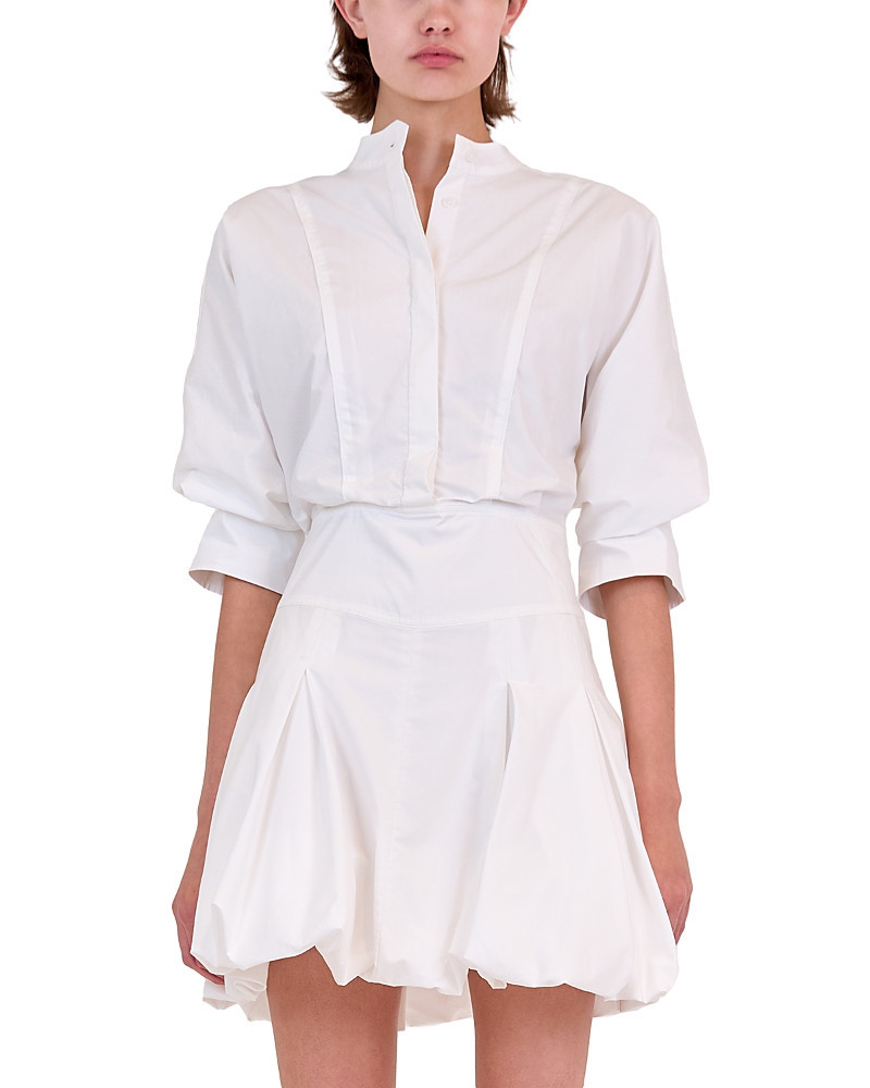 Simkhai Effie Bubble Hem Poplin Shirtdress | Bloomingdale's (US)