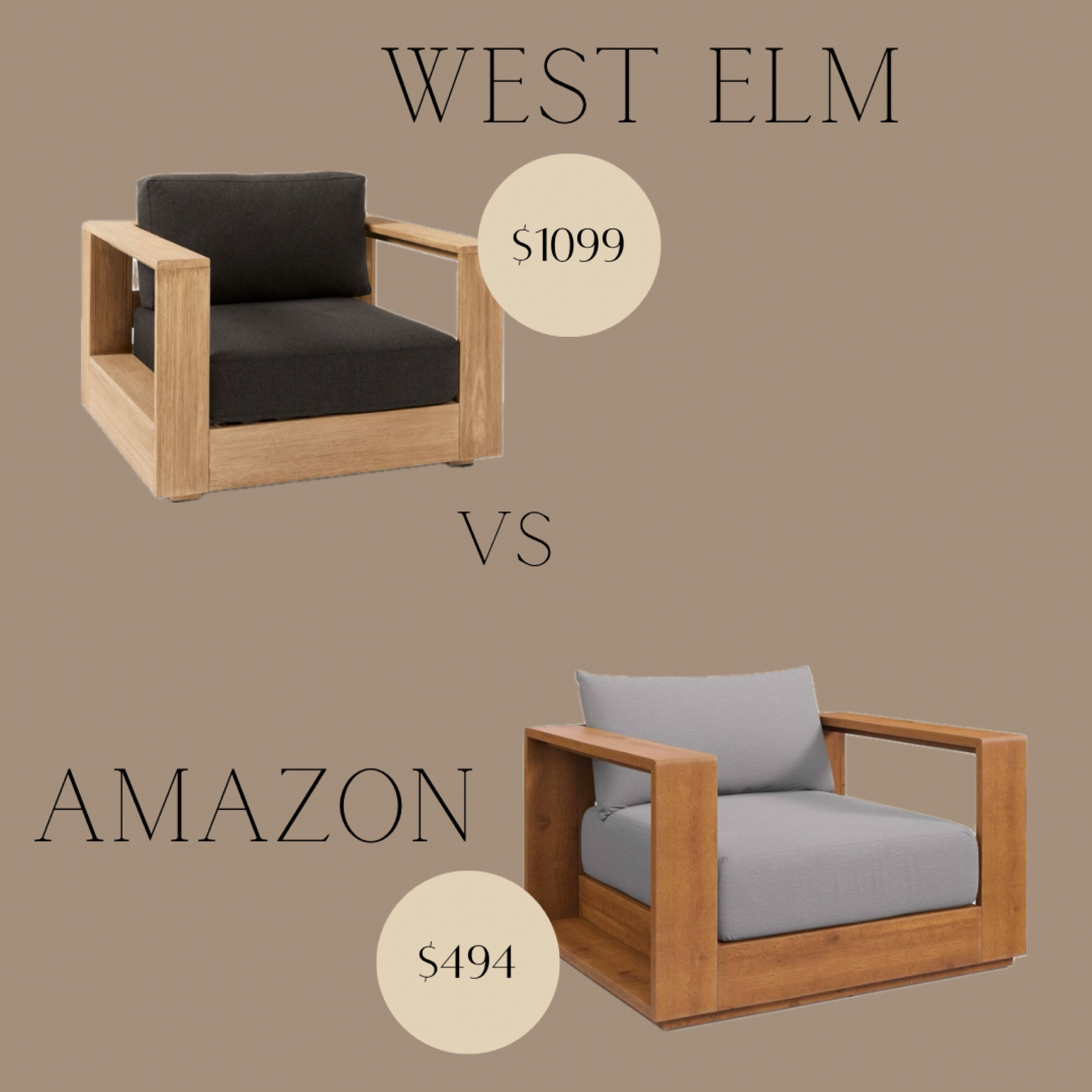 West Elm Outdoor Furniture Dupe on Amazon! 

#LTKHome #LTKSeasonal #LTKSummerSales