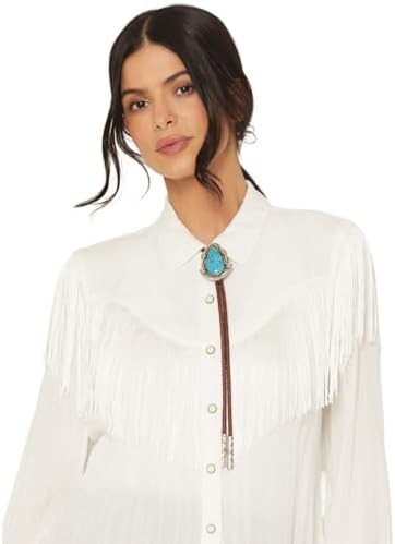Women's Women'S Truett Synthetic Turquoise Bolo Tie - IWAFA25N5-TUQ One Size | Amazon (US)
