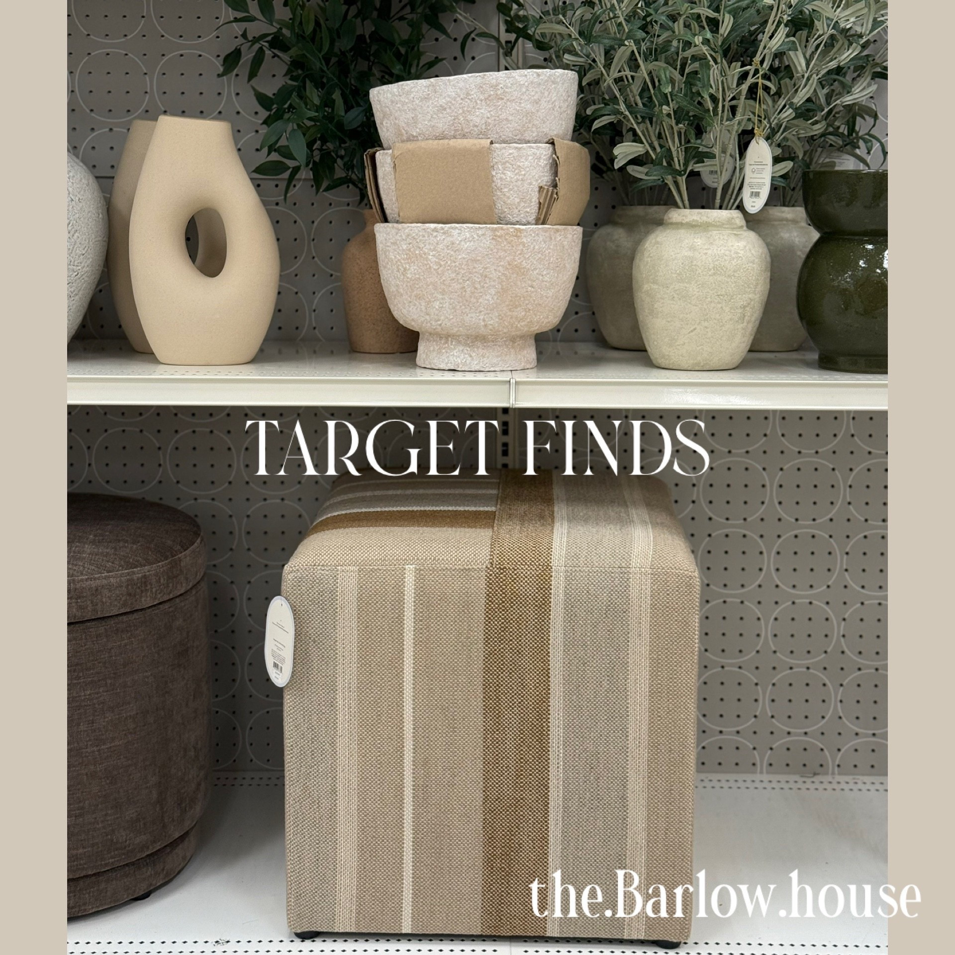 Target Home Decor
Neutral home decor 
Trending home decor 
Threshold home decor
Foot stool 
Bench 

#LTKHome #LTKFindsUnder50 #LTKWedding