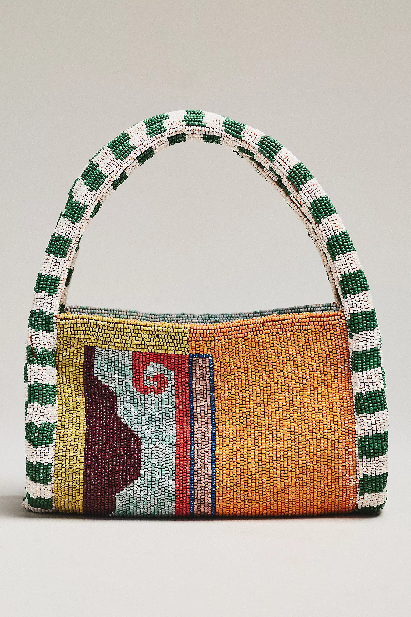 ALÉMAIS Desert Beaded Mini Barrel Bag | Anthropologie (US)