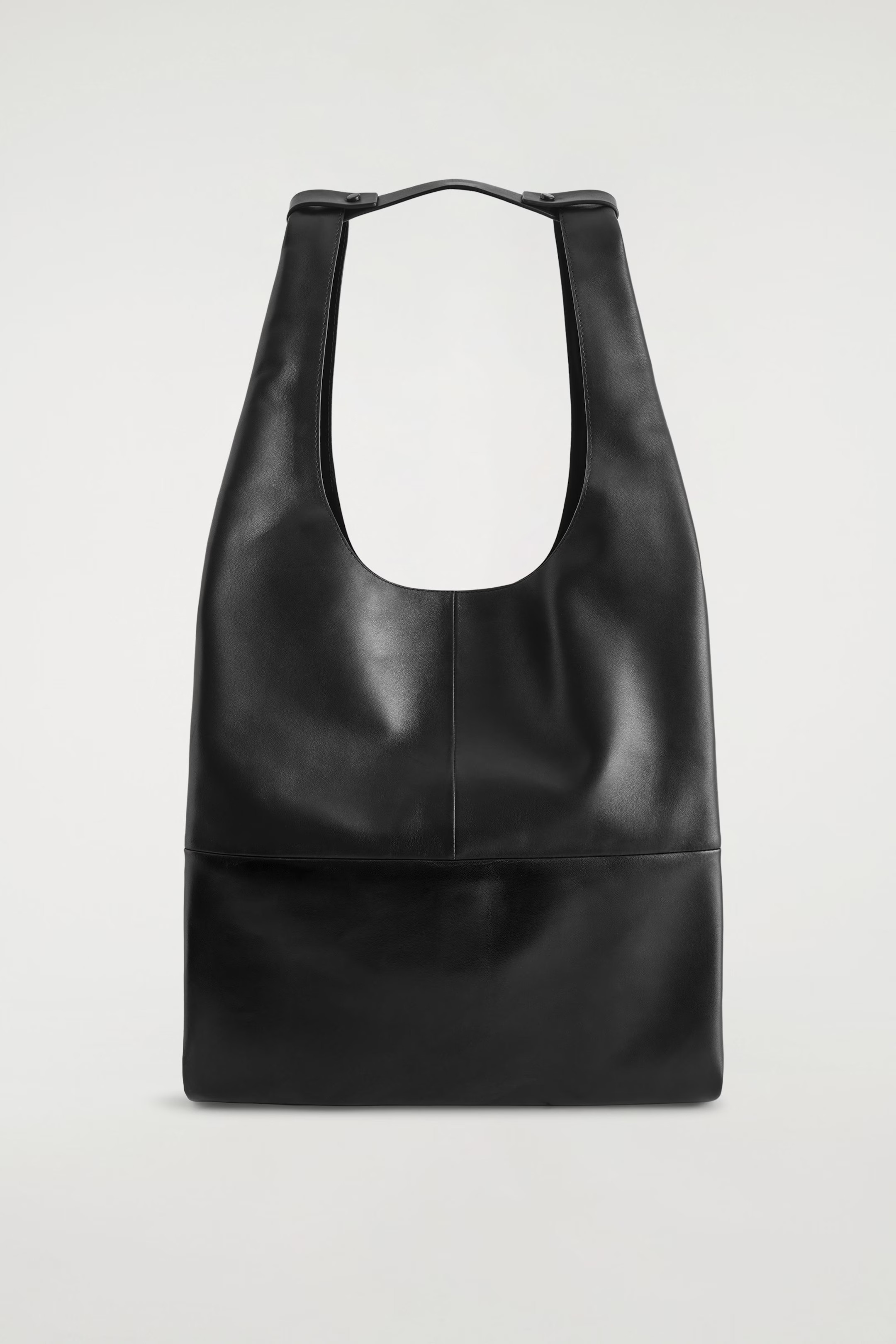 SLOUCHY TOTE BAG - LEATHER - BLACK | COS US | COS (EU)