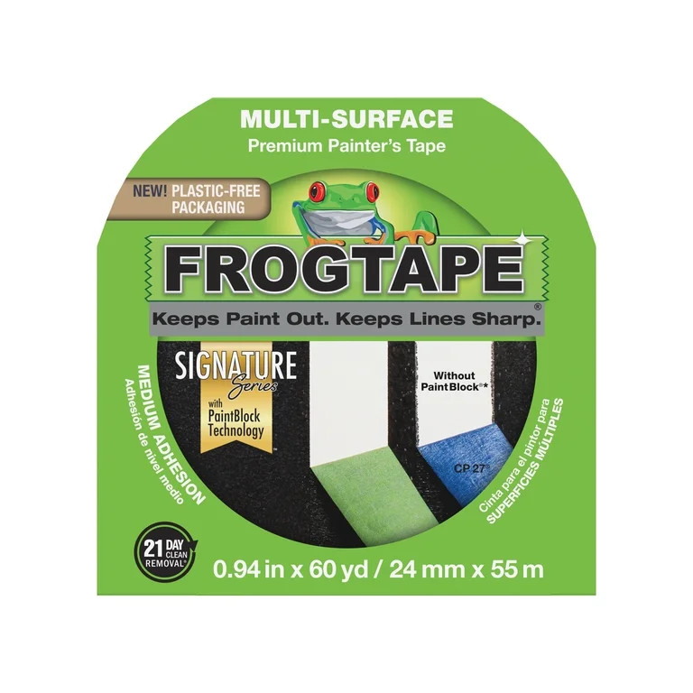 FrogTape 0.94 in. x 60 yd. Green Multi-Surface Painter's Tape | Walmart (US)