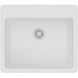 Elkay ELG2522WH0 Quartz Classic Single Bowl Drop-in Sink, White | Amazon (US)
