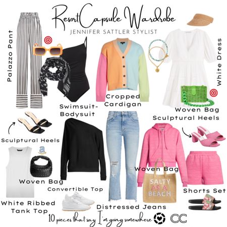 NEW RESORT CADUSL CAPSULE WARDROBE  

Get the 10 item checklist & shopping links with options for each that you can use make your own capsule with over 23 outfits.

www.closetchoreography.com