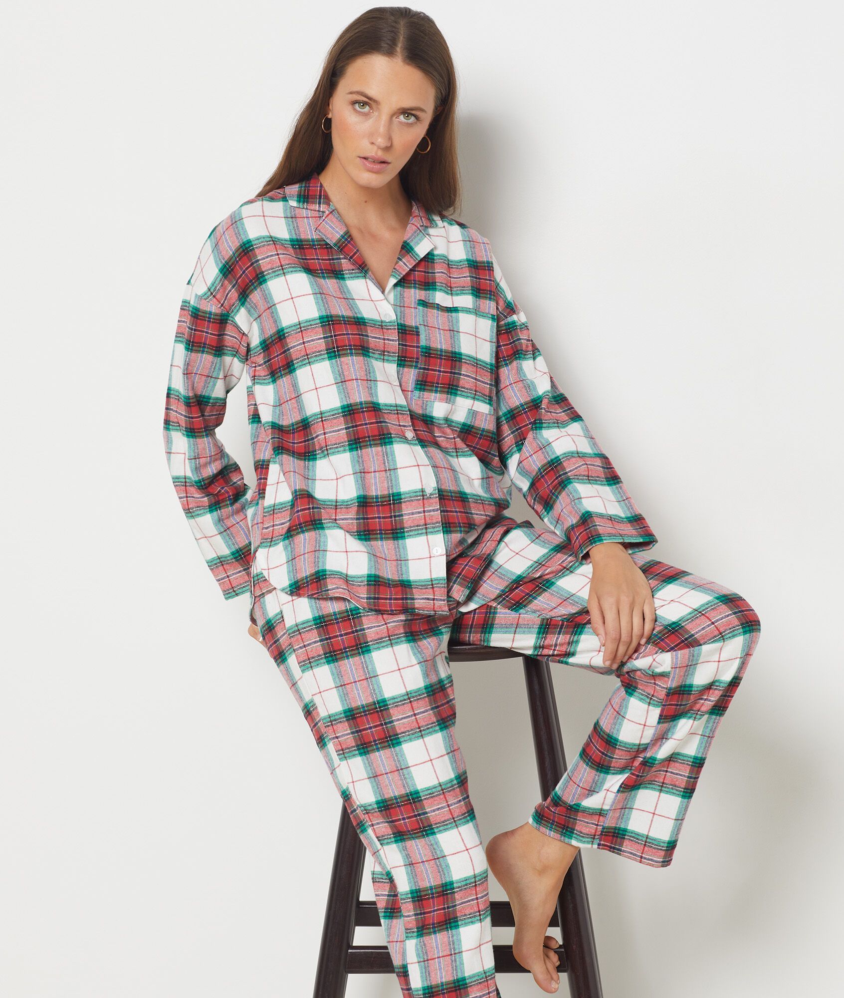 Pyjama 2 pièces avec chaussettes | Etam FR