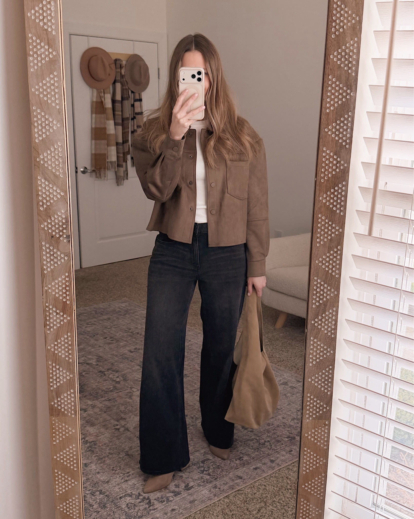 This cropped jacket is one of those pieces that instantly pulls an outfit together without trying too hard. I love it layered over a simple tee with dark denim for everyday winter wear.

winter outfit women over 40, winter neutral outfit, cropped jacket outfit, casual winter style women, classic winter outfit ideas, winter capsule wardrobe, dark denim winter outfit, everyday winter fashion

#LTKOver40 #LTKSeasonal #LTKdayinmylife