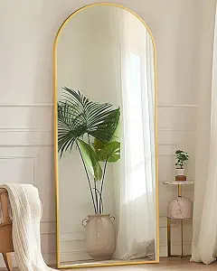 Antok Full Length Mirror, 58"x18" Floor Mirror with Stand, Hanging Mounted Mirrors for Bedroom, L... | Amazon (US)