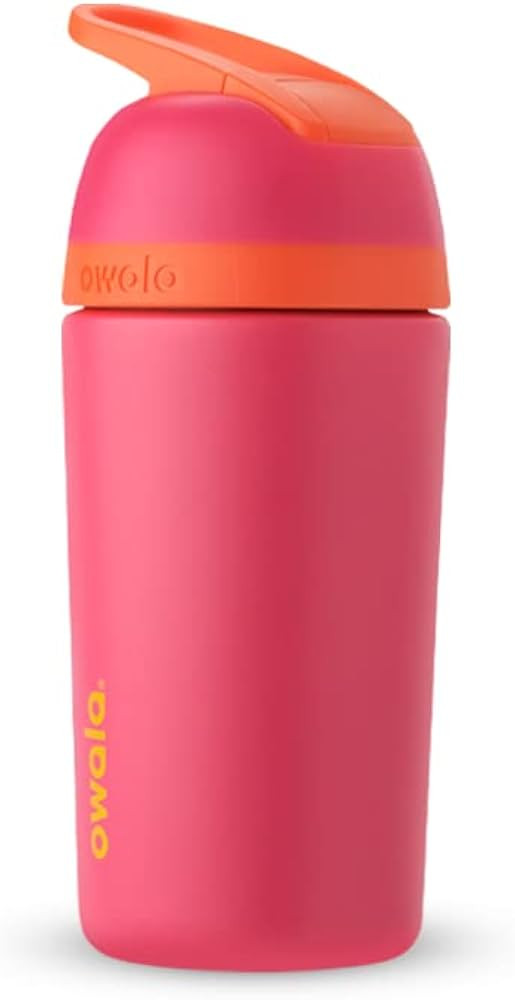 Owala Kids Flip Insulation Stainless Steel Water Bottle with Straw, Locking Lid Water Bottle, Kids W | Amazon (US)