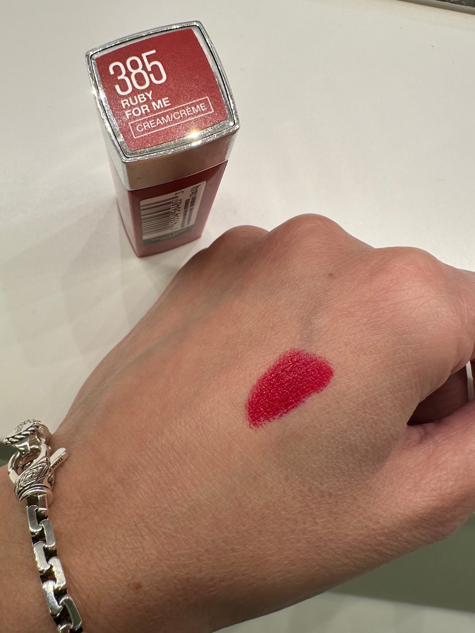 Maybelline “Ruby For Me” Satin Red - a very pretty neutral red that will compliment many skin tones.

#LTKBeauty