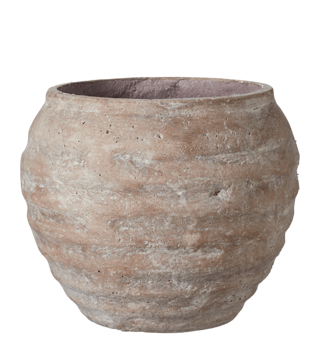 Large Decardi Ribbed Vase - Grey | OKA UK