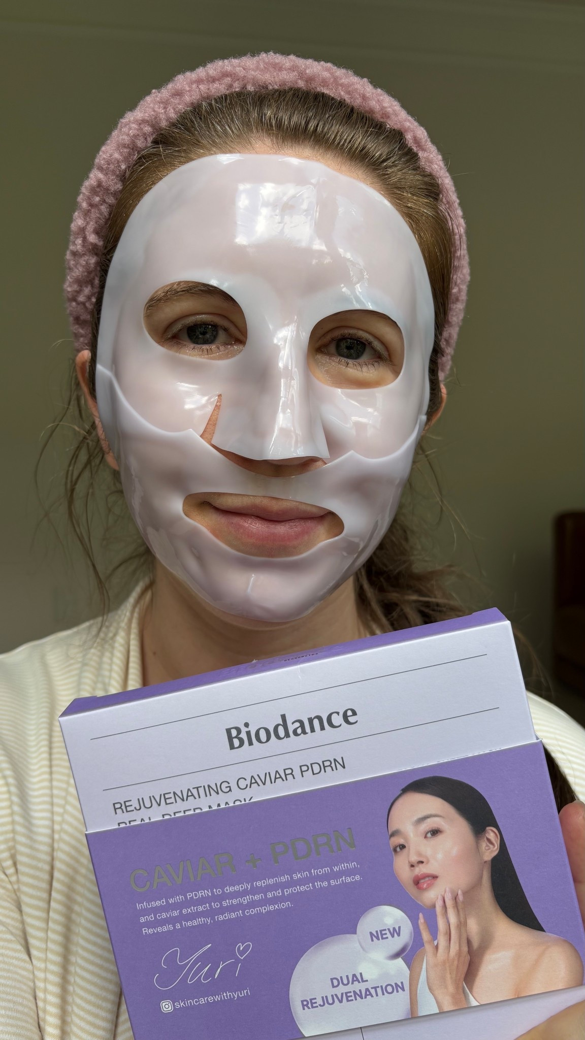 Trying out Biodance’s new hydrogel mask infused with caviar and PDRN! This was developed as a partnership with the glass skincare queen herself Yuri Lee and everything about it is luxurious. It feels incredible on too! Definitely one to try for those of us who love face masks and glowing skin! 

#LTKFindsUnder50 #LTKBeauty