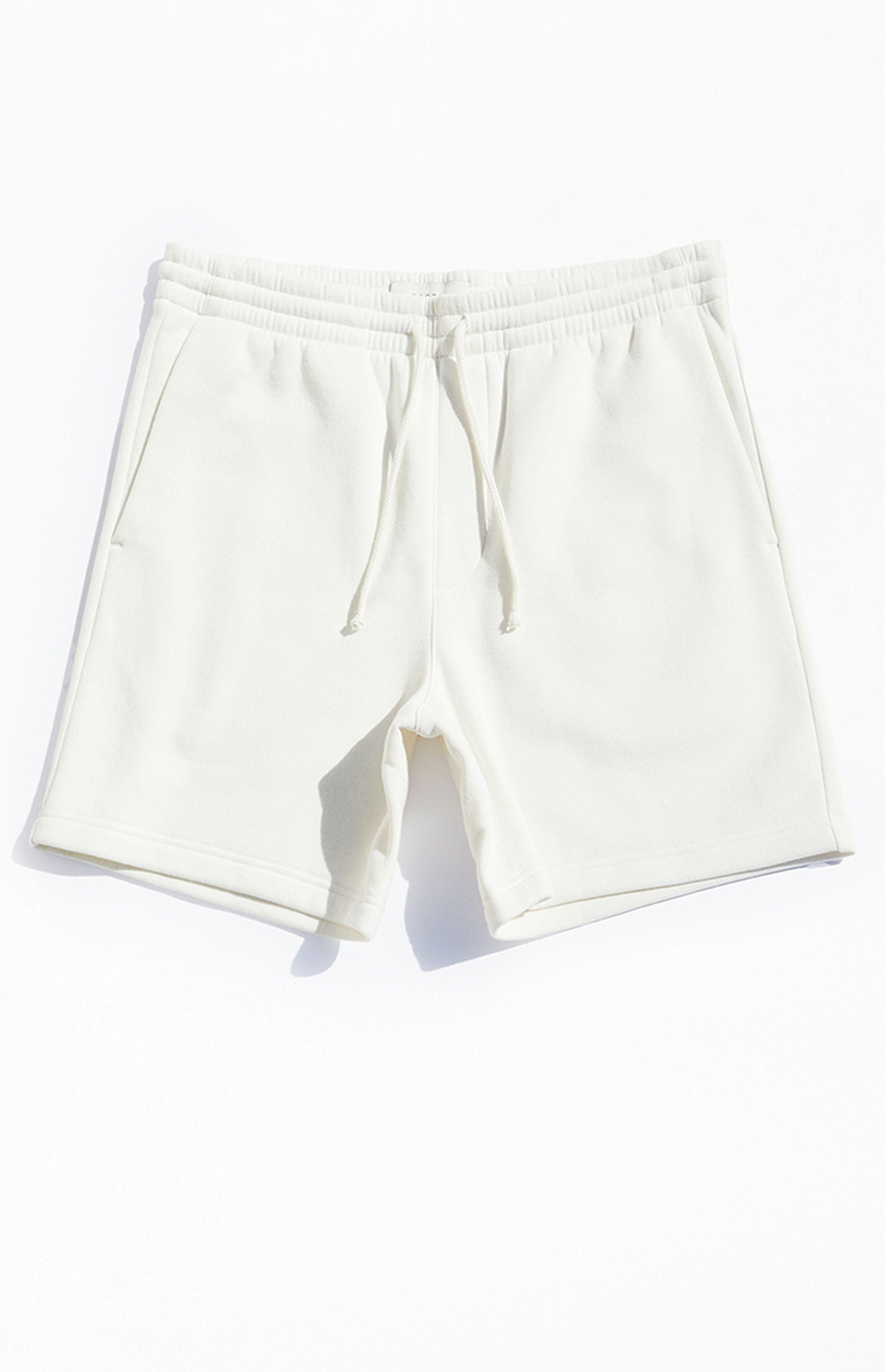 PacSun Fleece Cream Sweat Shorts | PacSun