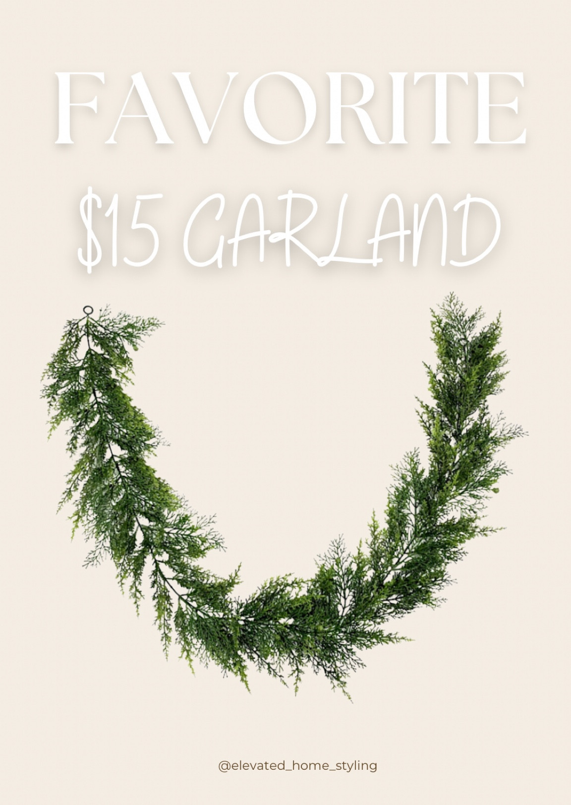 $15 FAVORITE Cedar Garland from AtHome

So realistic and beautiful ✨

Perfect for any mantle, staircase, mirror, etc.

Christmas Garland, Cedar Garland, Mantle Garland

#LTKfindsunder50 #LTKSeasonal #LTKHoliday