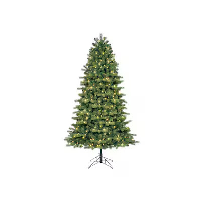 GE 7-ft Colorado spruce Pre-lit Artificial Christmas Tree with Multicolor LED Lights | Lowe's