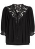 Lace-trimmed silk blouse | Harvey Nichols