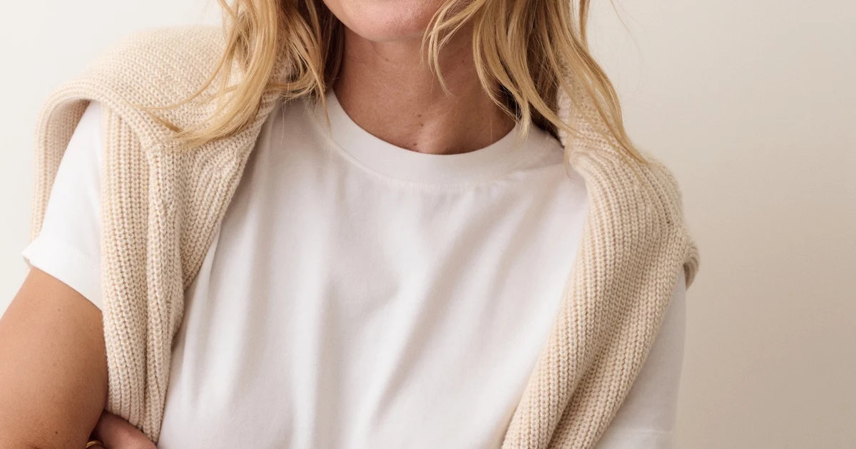 Dream Jersey Shrunken Crew Tee | Marine Layer