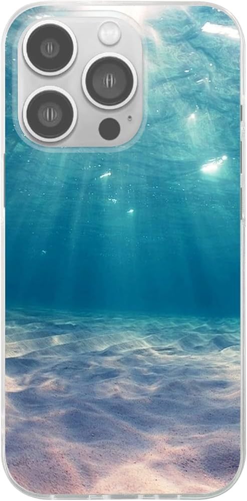 FancyCase for iPhone 14 Pro Case (6.1inch)-Cool Ocean Design Scenic Nature Landscape Beach Patter... | Amazon (US)