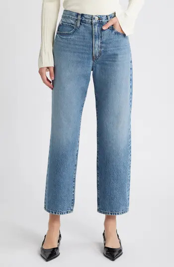 The Hang High Waist Ankle Straight Leg Jeans | Nordstrom