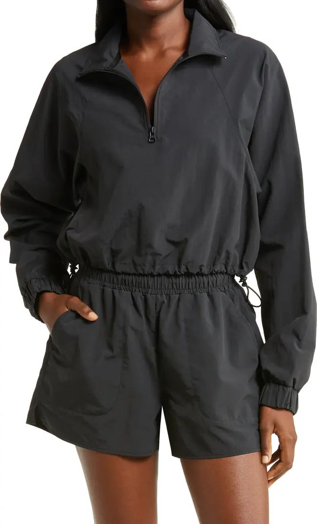 Alumni Crop Quarter Zip Jacket | Nordstrom