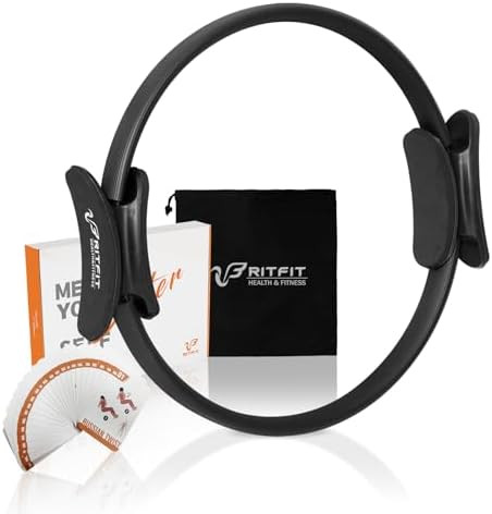 RitFit Pilates Ring Circle - 14 Inch Magic Fitness Circle for Toning Inner & Outer Thighs, Bonus ... | Amazon (US)