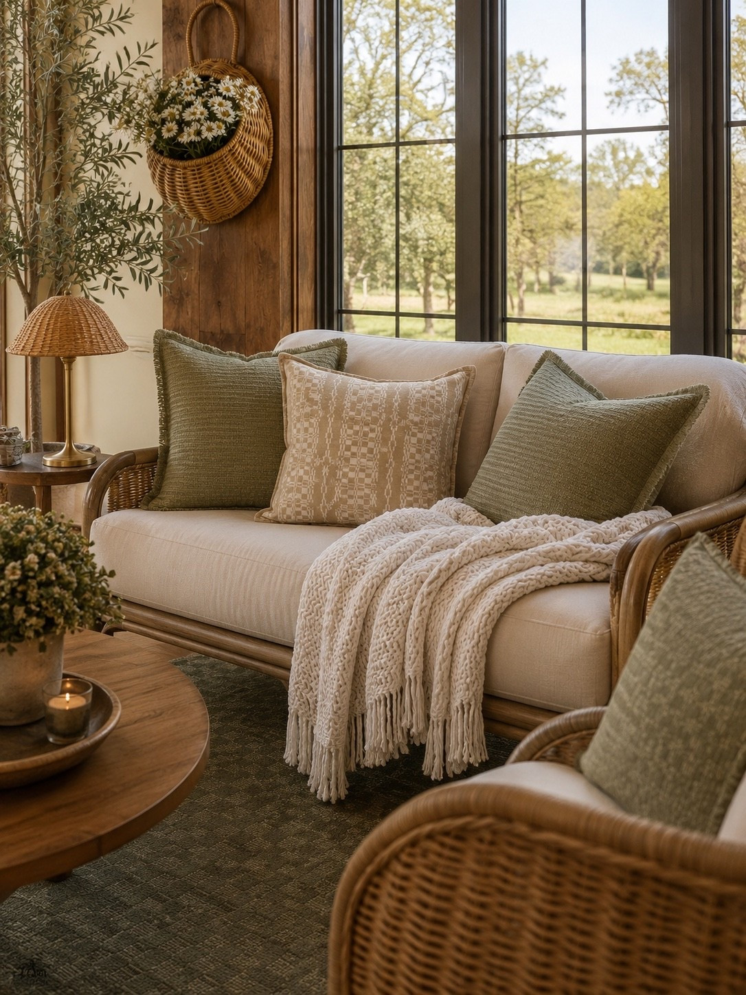 Cozy Sunroom Refresh with Walmart Finds 🤍🌿

Bring warmth and texture into your home with timeless Walmart finds that look far more expensive than they are. Soft sage pillows, woven accents, and cozy knit throws create the perfect layered look for a space that feels inviting, elevated, and effortlessly styled.

Follow @farmtotablecreations on Instagram for more cozy home finds and trending decor.

#LTKHome #LTKWalmart #WalmartHome #LivingRoomDecor #NeutralHome #CozyHome #AffordableDecor #OrganicModern #ModernFarmhouse #HomeStyling #ThrowPillows #HomeInspiration #InteriorDesign #HomeDecor #LTKStyle

#LTKSaleAlert #LTKHome