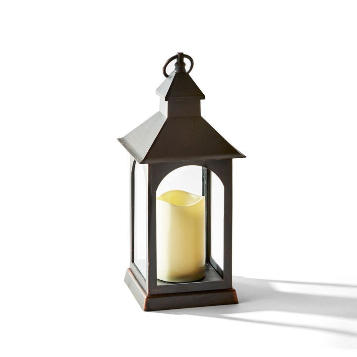 Dorothy Bronze Lantern with Candle | Lights.com