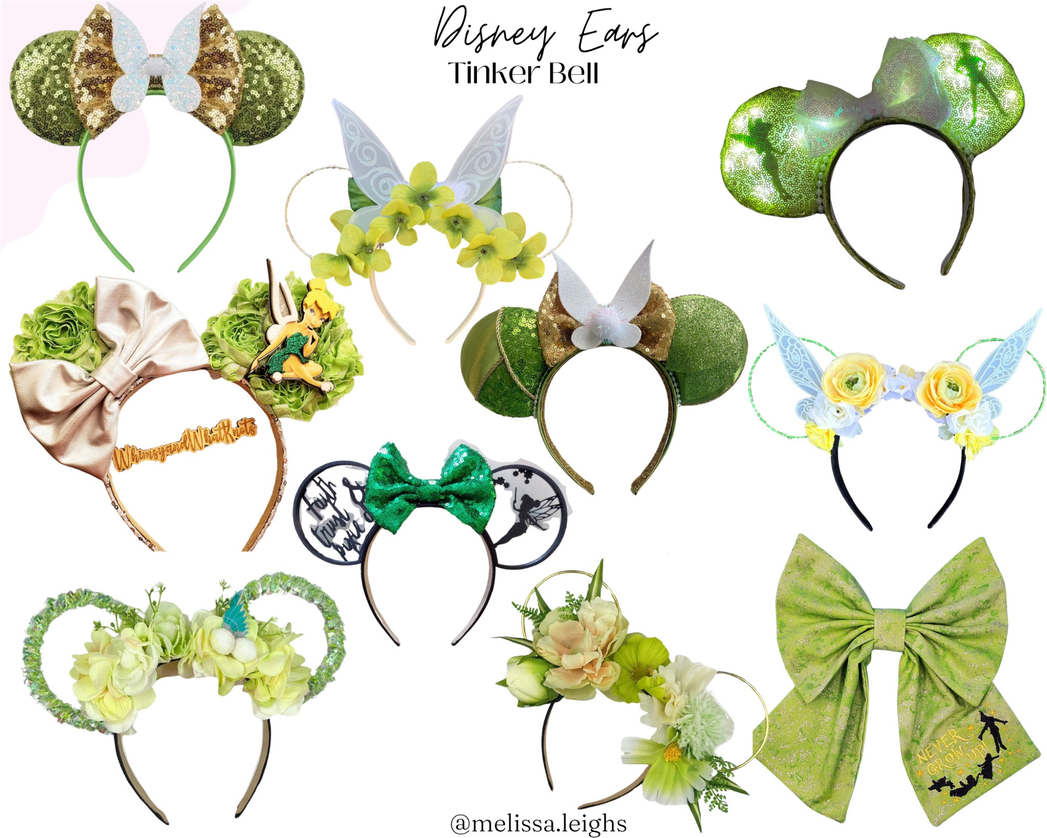 Tinker bell Minnie ears from Etsy and tinker bell bow from Etsy 

Midsize, midsize outfit, size 10, ootd, Outfit inspo, classic Disney finds, Disney parks Outfit, Disney bound,  under $50 outfit, affordable outfit, casual outfit, Disney fairy , Etsy finds, Disney outfit, Mickey ears, minimal Disney style, #ltkdisney, Disney ears, Disney aesthetic, theme park outfit, Disney parks outfit ideas, comfy Disney outfit, small business finds 

#LTKtravel #LTKfindsunder50 #LTKstyletip