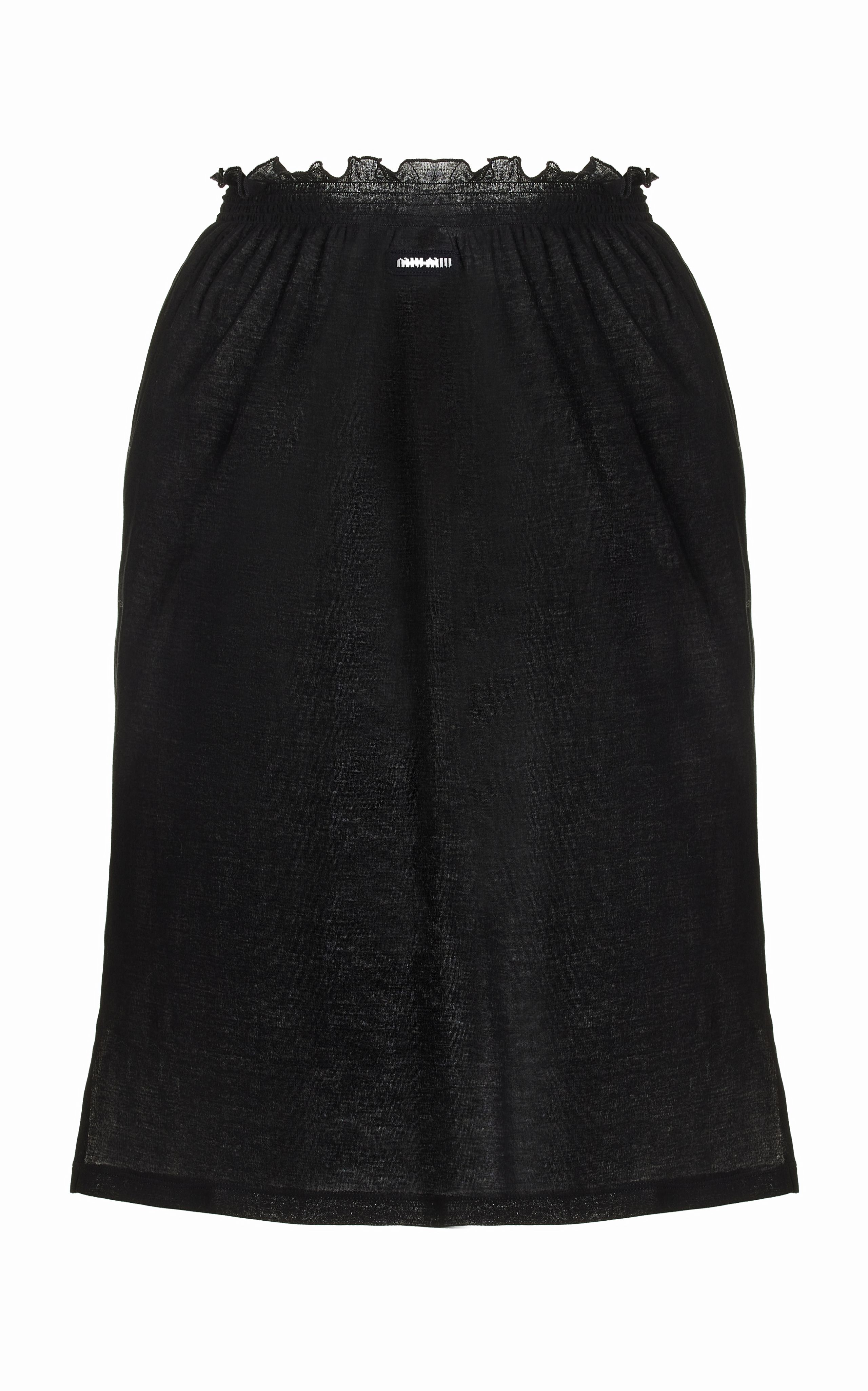 Cotton Jersey Midi Skirt | Moda Operandi (Global)