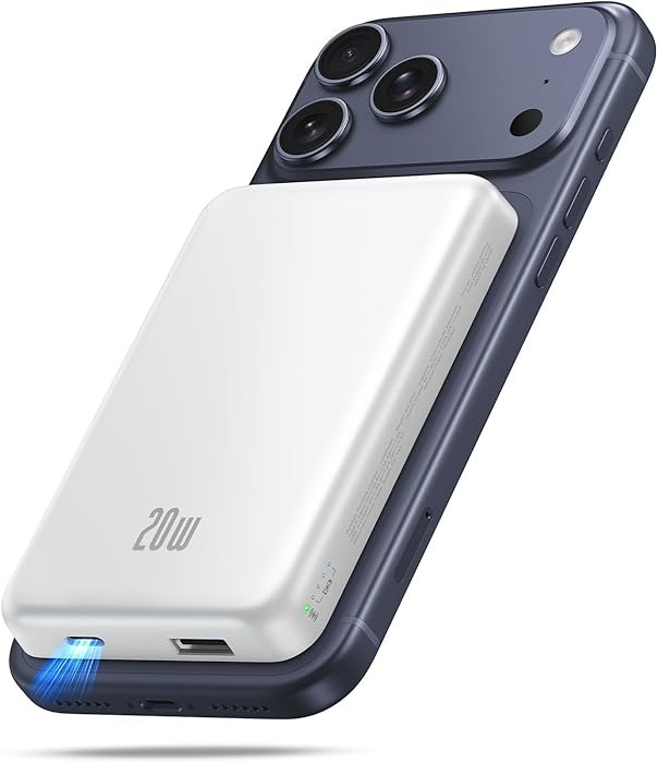 Portable Charger for Magsafe Power Bank - 10000mAh Magnetic Phone Charger, USB-C 20W PD Fast Char... | Amazon (US)