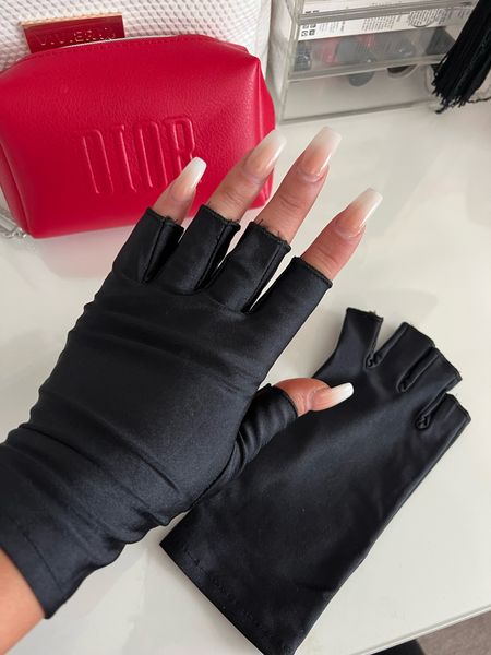 YALL! PSA! If you get your nails done and put your hand under the UV light, get a pair of these gloves to wear while you do it! The light is so bad for us and these are literally under $7 and help protect your skin!!! Super soft and stretchy too! 

#LTKunder50 #LTKunder100 #LTKbeauty