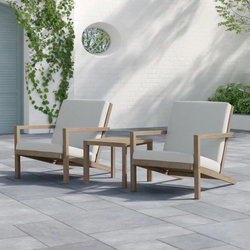 Gillian 3 Piece Seating Group with Cushions | Wayfair North America