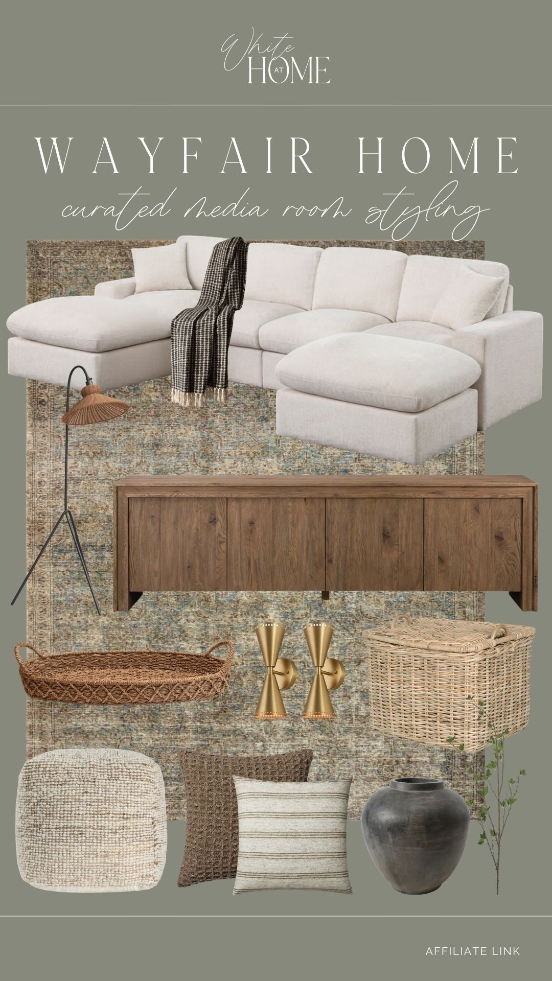 The coziest curated media room space! I love this inspiration for a basement, extra family room, media room, etc. It’s perfect for the entire family to cozy up in and watch a movie or the big game! 

#LTKHome