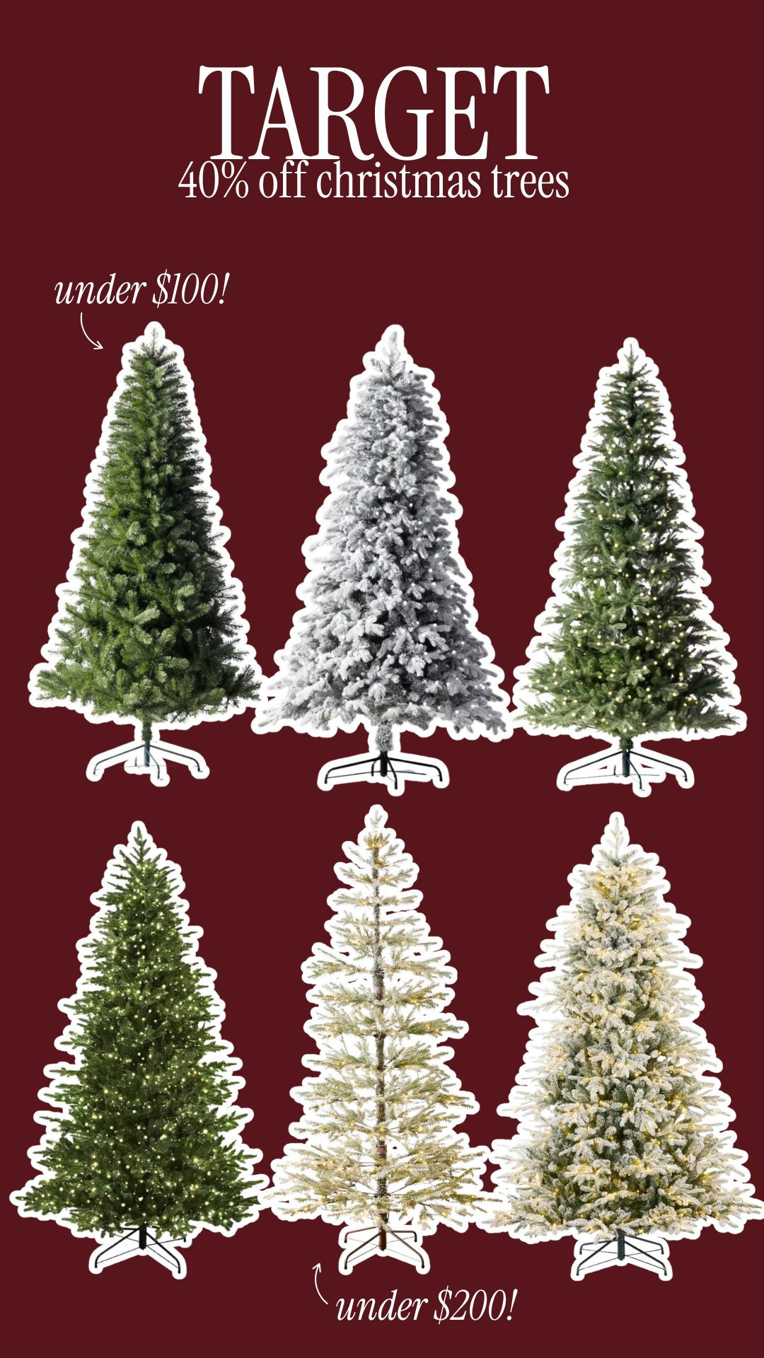 40% off Christmas Trees from Target!! 

sale alert, watchnow, finds under 100, holiday, trees, home decor, new arrivals, seasonal, dede raad 

 #LTKHoliday #LTKSeasonal #LTKFindsUnder100