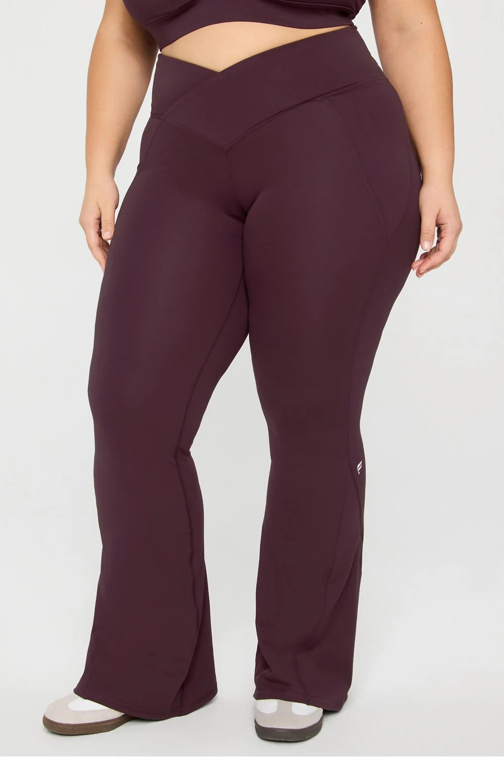 Oasis PureLuxe High-Waisted Crossover Flare | Fabletics