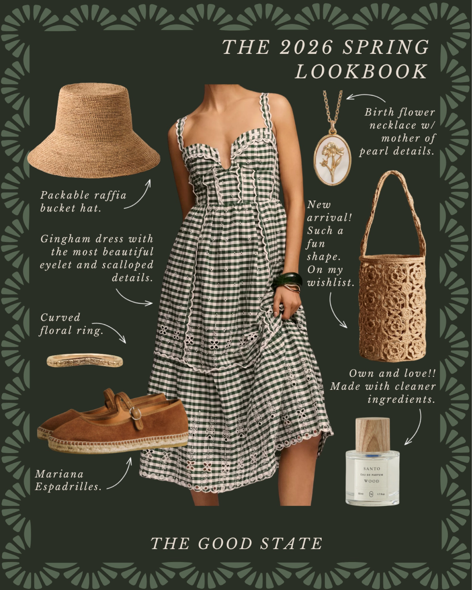 
Spring is here and we are enjoying every beauty it brings. From cool morning breezes to afternoon walks in the parks, surrounded by all the colors of the blooming flowers. We are soaking up the sun on our skin every chance we can get. The Lookbook girlies are enjoying every moment with me! To our matching sets in the morning and into our swimsuit by lunch, followed by our most loved flowy dress in the evening. Picking out our favorite sandals we can wear from outside picnics to a sunset dinner. This is for the ladies enjoying every farmers market morning, with their favorite woven tote. To slow mornings with coffee in hand and maybe a flaky croissant in the other, and our pajamas til noon (yes please🙋🏼‍♀️). For the ones still loving all things gingham and a scarf in hair or tied around their bag. To enjoying every small moment in our outfits. From lace trims, eyelet details, and florals everything have been some of our favorites. We are embracing pops of color and whimsical outfits into everyday life. And added fun pieces of jewelry to every look. This spring we are slowing down to pick flowers and romanticize everyday life. 

#LTKSaleAlert #LTKootd #LTKActive
