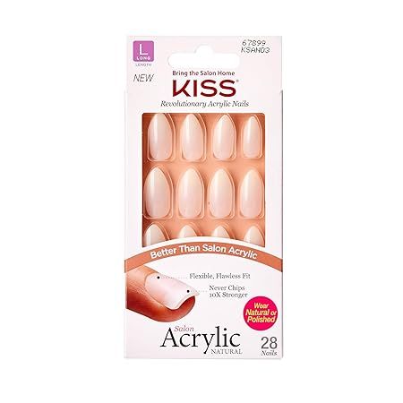 Kiss Salon Acrylic Natural Forbidden (2 Pack) | Amazon (US)