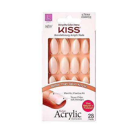 Kiss Salon Acrylic Natural Forbidden (2 Pack) | Amazon (US)