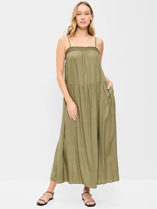 Airy Smocked Maxi Dress | Old Navy (CA)