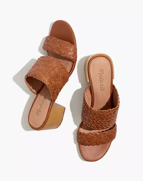 The Kiera Mule Sandal in Woven Leather | Madewell